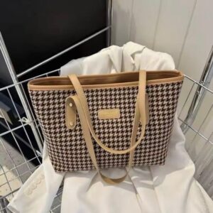 Stylish Grameen Checkered Tote Bag for Everyday Use