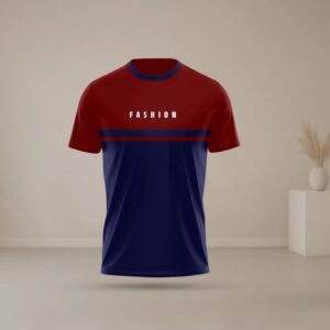 Stylish Half‑Sleeve Athletic T‑Shirt
