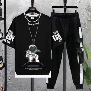 Stylish Half Sleeve T-Shirt and Trouser Set for Effortless Everyday Wear