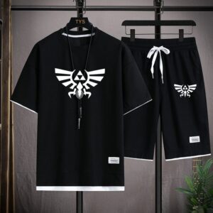 Stylish Mash Cotton T-Shirt and Shorts Set for Comfortable Casual Wear