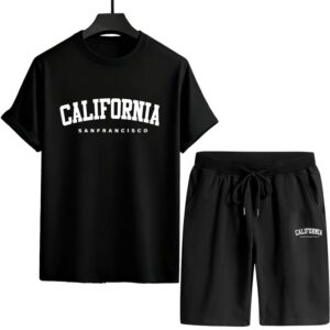 Stylish Mash Cotton T-Shirt and Shorts Set for Comfortable Casual Wear