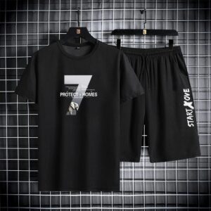 Stylish Mash Cotton T-Shirt and Shorts Set for Ultimate Comfort