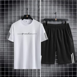 Stylish Mash Cotton T-Shirt and Shorts Set for Ultimate Comfort