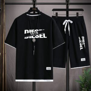 Stylish Mash Fabric T-Shirt and Shorts Set for Ultimate Comfort