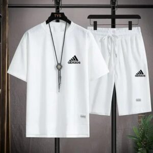 Stylish Mash Graphic T-Shirt and Shorts Set for Casual Comfort