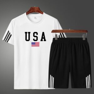 Stylish Mash Graphic Tee and Shorts Set for Ultimate Comfort