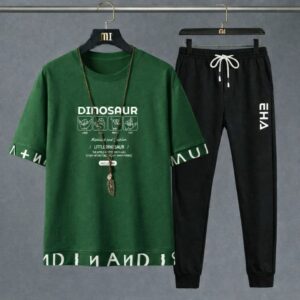 Stylish Mash T-Shirt and Full Pant Set for Comfort and Versatility