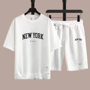 Stylish Mash T-Shirt and Shorts Set for Comfortable Casual Wear