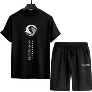 Stylish Mash T-Shirt and Shorts Set for Comfortable Casual Wear