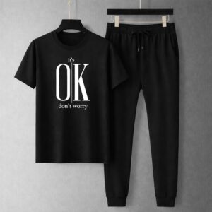 Stylish Mash T-Shirt and Trouser Set for Effortless Casual Looks