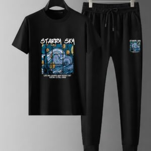 Stylish Mash T-Shirt and Trouser Set for Effortless Casual Wear