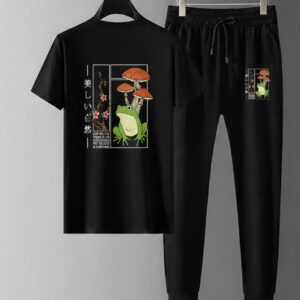 Stylish Mash T-Shirt and Trouser Set for Effortless Chic Look
