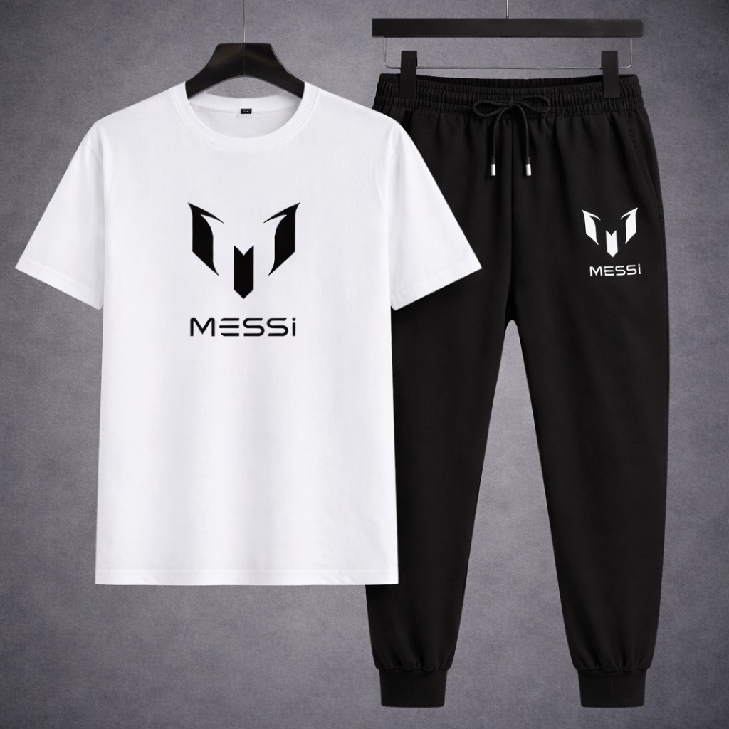 Stylish Mash T-Shirt and Trouser Set for Trendy Casual Wear % Stylish Mash T-Shirt and Trouser Set for Trendy Casual Wear
