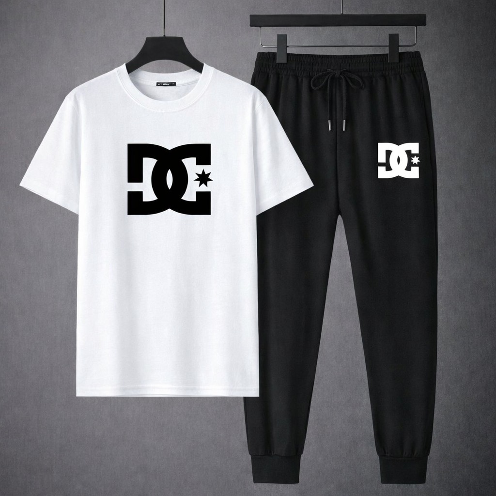 Stylish Mash T-Shirt and Trouser Set for Trendy Casual Wear % Stylish Mash T-Shirt and Trouser Set for Trendy Casual Wear
