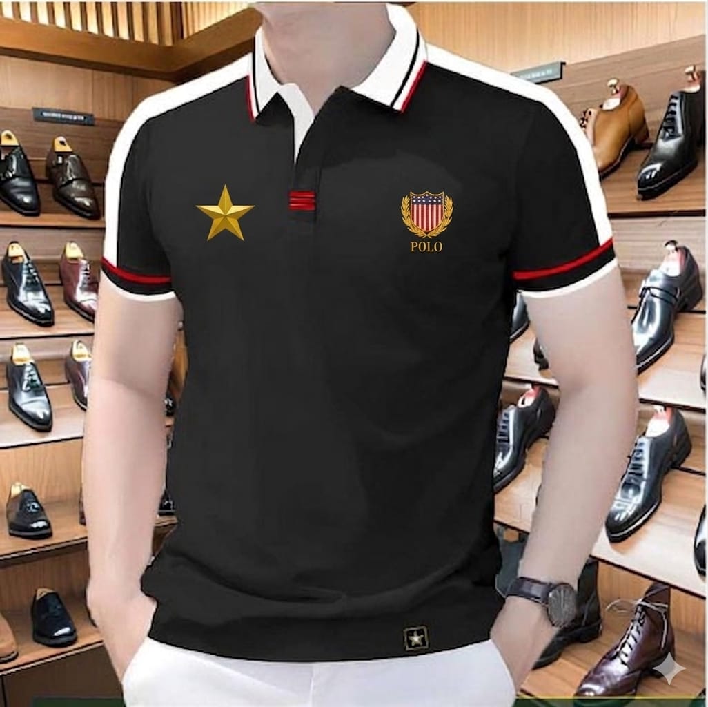 Stylish Men's Casual Polo T-Shirt % Stylish Men's Casual Polo T-Shirt