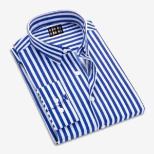 Stylish Men's Long Sleeve Striped Shirt in Premium Fabric