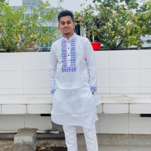 Stylish Printed Panjabi for Men – Elegant Ethnic Wear
