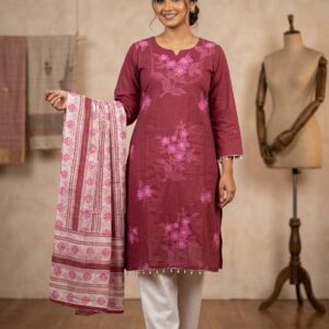 Stylish Printed Three-Piece Set for Effortless Elegance