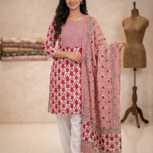 Stylish Printed Three-Piece Set for Effortless Everyday Elegance