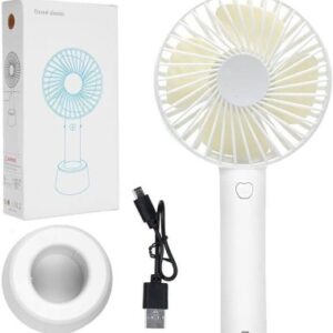 Stylish Rechargeable Mini Hand Fan with USB Lithium Battery – Perfect for On-the-Go