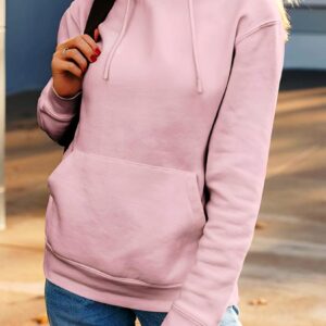 Stylish Solid Color Women's Hoodie - Comfortable Everyday Wear