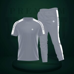 Stylish T-Shirt and Trouser Set for Effortless Casual Elegance