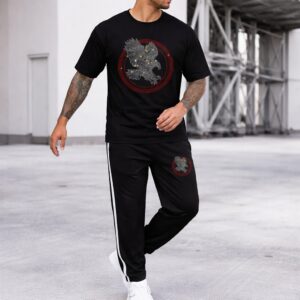 Stylish T-Shirt and Trouser Set for Effortless Everyday Chic