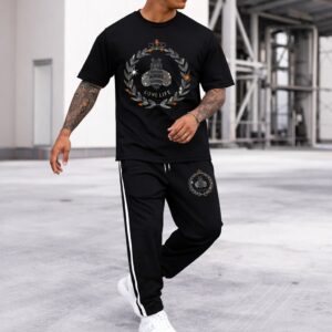 Stylish T-Shirt and Trouser Set for Effortless Everyday Fashion