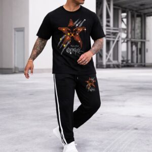 Stylish T-Shirt and Trouser Set for Effortless Everyday Fashion