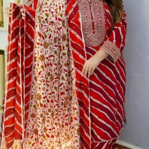 Stylish Three-Piece Ready-Made Outfit for Effortless Elegance