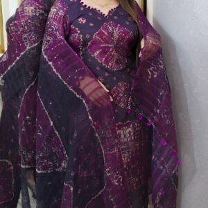 Stylish Three-Piece Ready-to-Wear Set for Effortless Elegance