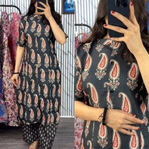 Stylish Two-Piece Kurti Set - Ready to Wear Ethnic Ensemble