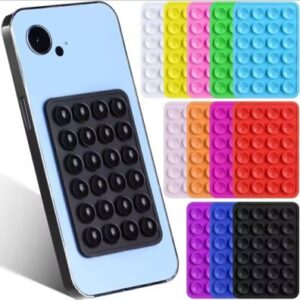 Suction Cup Phone Mount - Silicone Hands-Free Holder for iPhone & Android