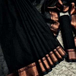 Suti Nokshi Pair Saree - Exquisite Handcrafted Cotton Elegance
