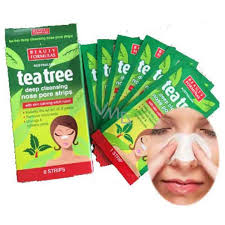 Tea Tree Deep Cleansing Nose Pore Strips - 6 Pack for Clear Skin % Tea Tree Deep Cleansing Nose Pore Strips - 6 Pack for Clear Skin