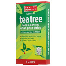 Tea Tree Deep Cleansing Nose Pore Strips - 6 Pack for Clear Skin % Tea Tree Deep Cleansing Nose Pore Strips - 6 Pack for Clear Skin
