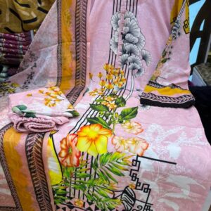 Three-Piece Digital Print Set for Stylish Home Décor