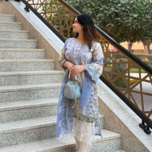 Three-Piece Digital Print Set - Stylish & Modern Design for Every Occasion