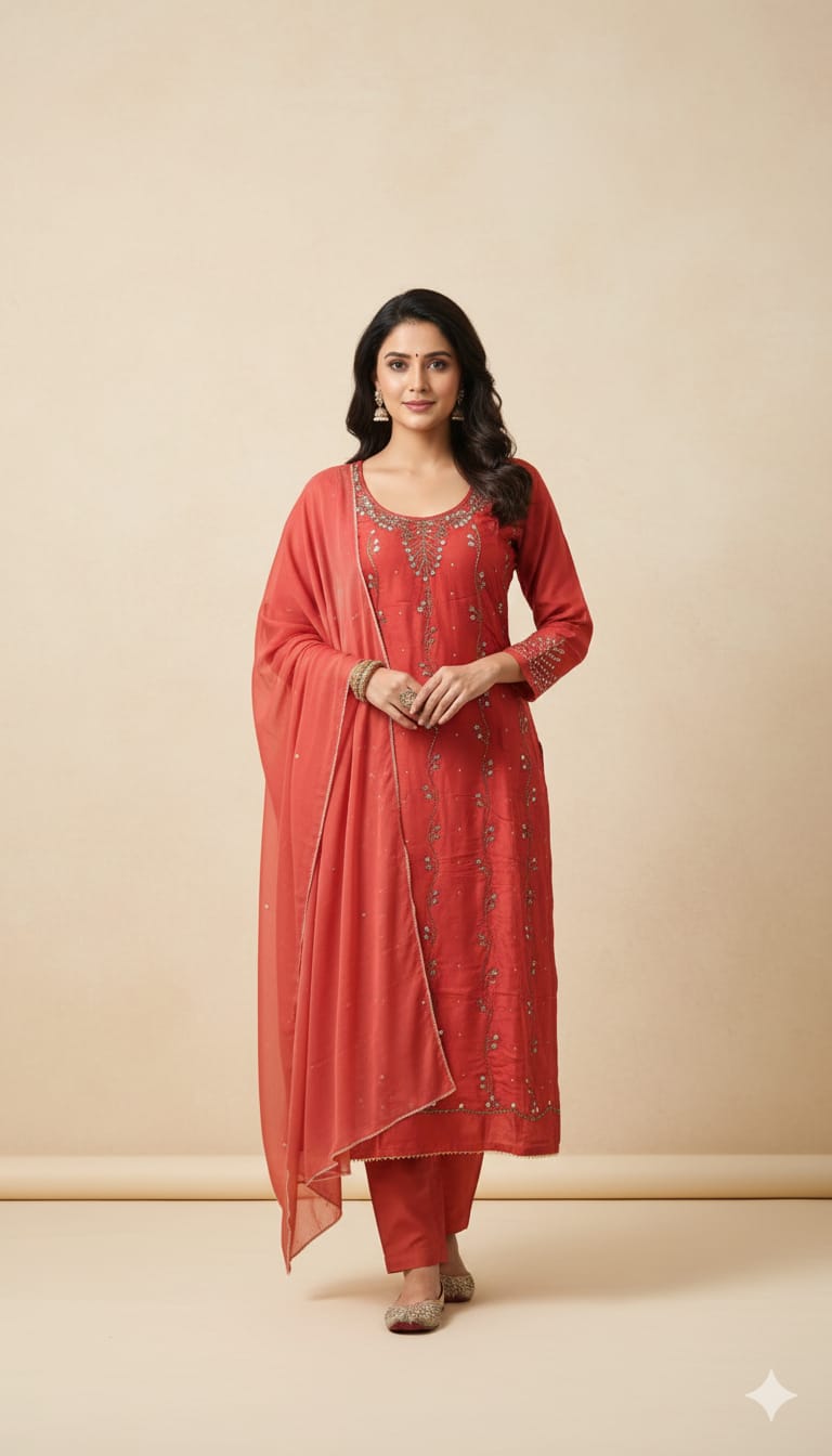 Three-Piece Katchupi Set – Elegant and Versatile Outfit for Any Occasion % Three-Piece Katchupi Set – Elegant and Versatile Outfit for Any Occasion