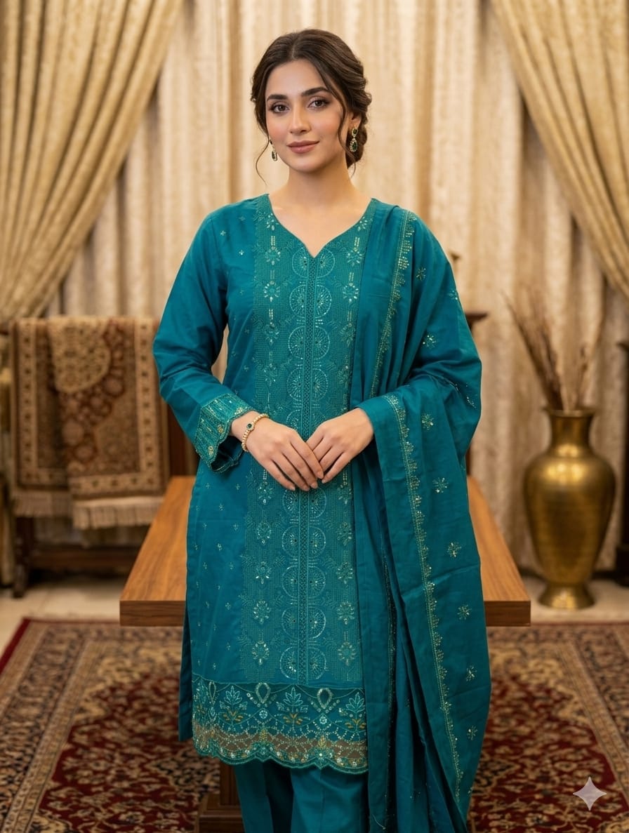 Three-Piece Unstitch Fabric Set for Custom Tailoring % Three-Piece Unstitch Fabric Set for Custom Tailoring