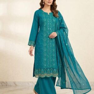 Three-Piece Unstitch Fabric Set for Elegant Customization
