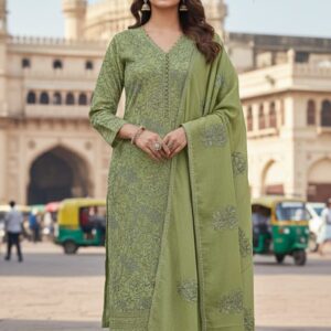Three-Piece Unstitch Fabric Set for Elegant Customization at Findshob