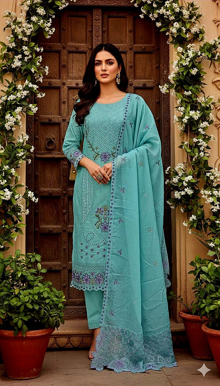 Three-Piece Unstitch Suit Set - Elegant Fashion for Every Occasion % Three-Piece Unstitch Suit Set - Elegant Fashion for Every Occasion