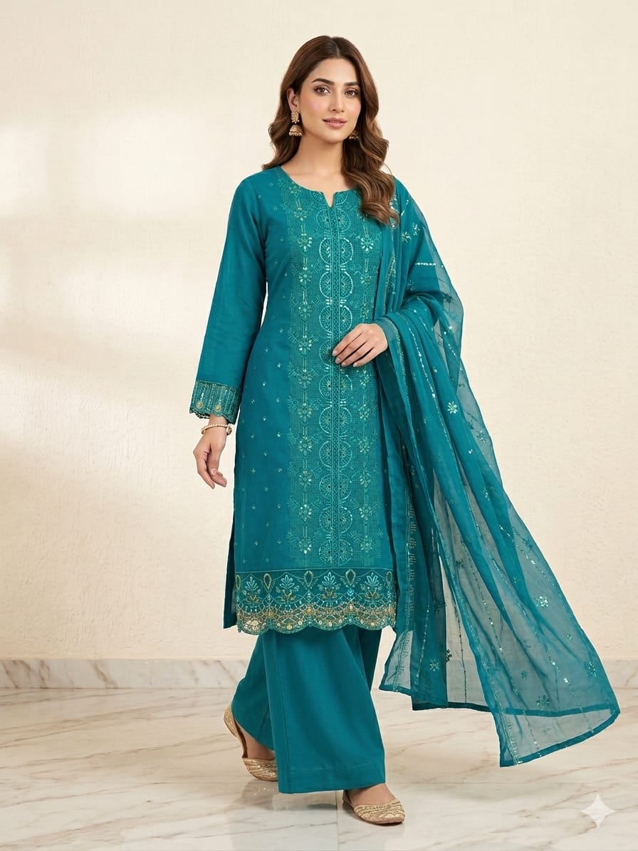 Three-Piece Unstitch Suit Set - Elegant Fashion for Every Occasion % Three-Piece Unstitch Suit Set - Elegant Fashion for Every Occasion