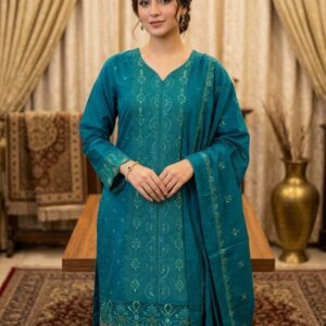 Three-Piece Unstitch Suit Set - Elegant Fashion for Every Occasion