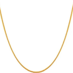 Timeless Unisex Gold-Tone Chain Necklace for Effortless Style