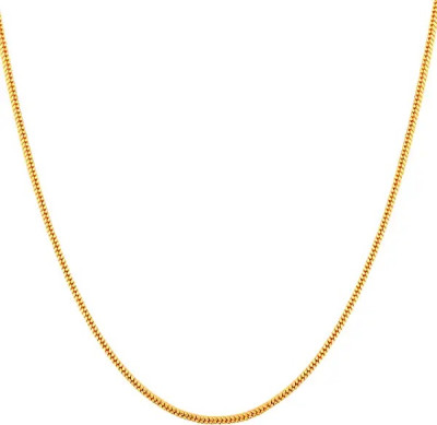Timeless Unisex Gold-Tone Chain Necklace for Effortless Style % Timeless Unisex Gold-Tone Chain Necklace for Effortless Style