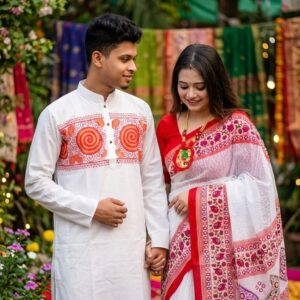 Traditional Boisakhi Panjabi Collection - Elegant Ethnic Wear for Men