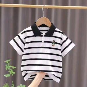 Trendy Baby Polo Shirt - Soft Cotton Casual Wear for Infants