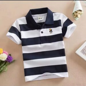 Trendy Cotton Polo Shirt for Babies - Comfortable and Stylish Fit